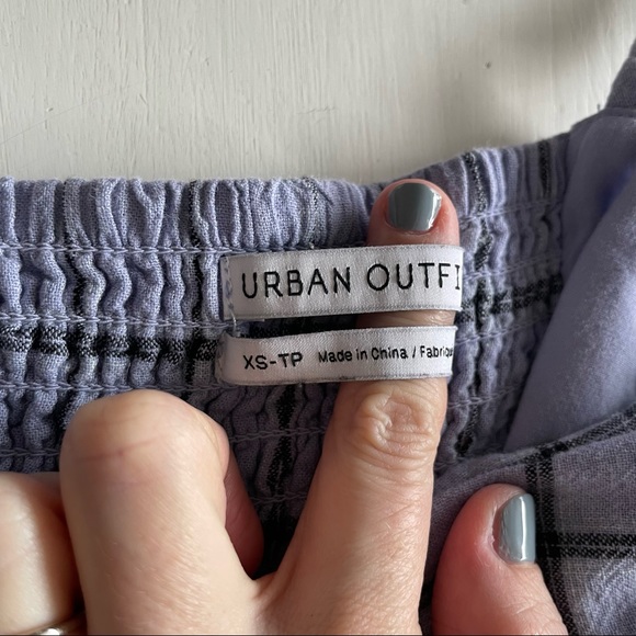 Urban Outfitters Amanda Linen Blend Wrap Dress Belted Size XS - Picture 4 of 5